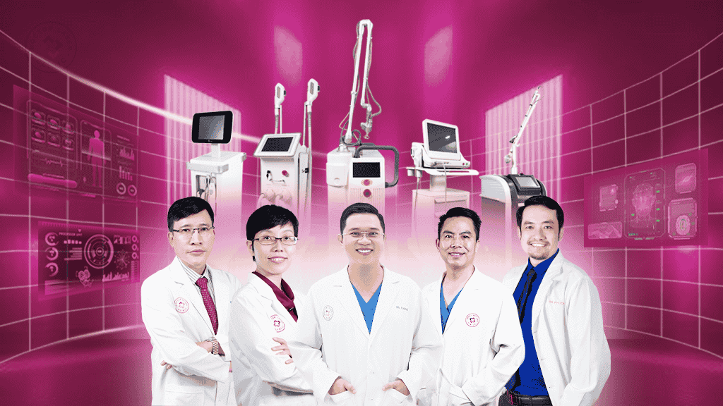 Đội ngũ bác sĩ điều trị sẹo rỗ tại Doctor Laser