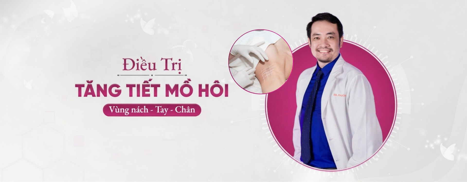 banner điều trị tăng tiết mồ hôi desktop