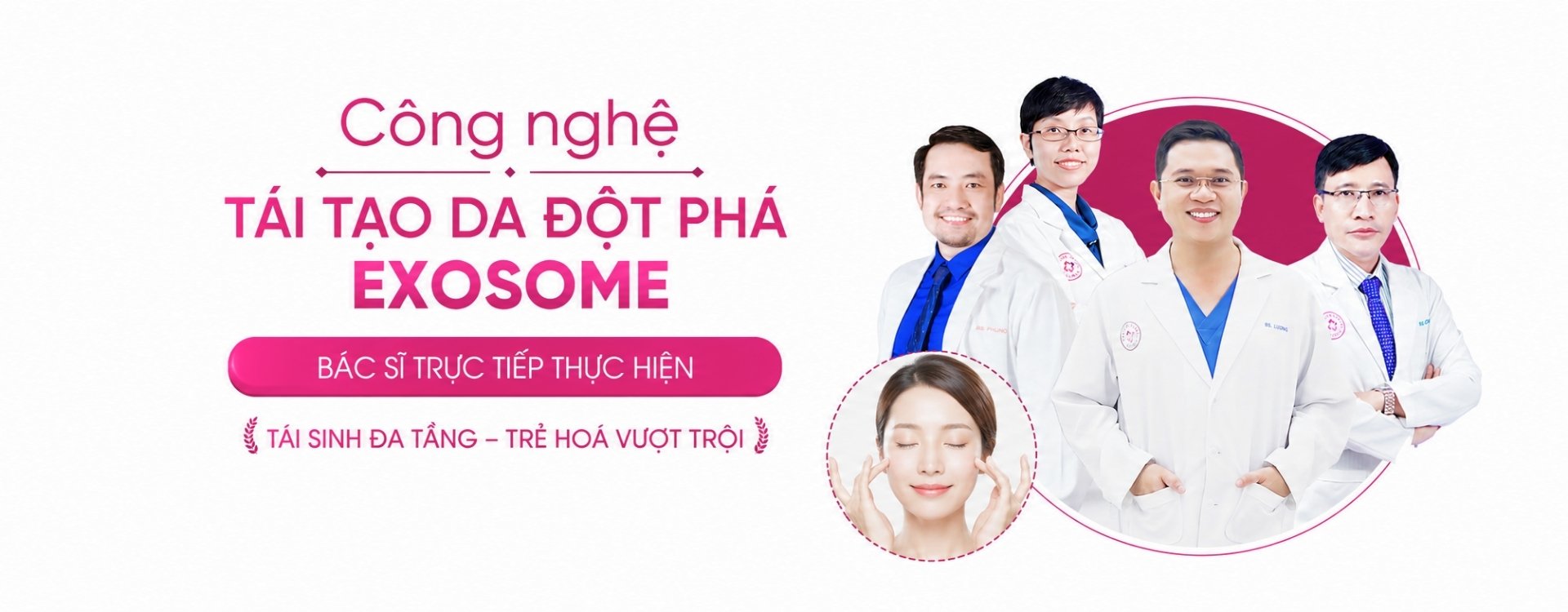 banner công nghệ tái tạo da đột phá exsosomes desktop