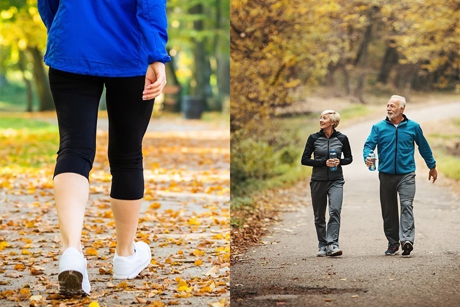 Đi bộ rất cần thiết để cải thiện giãn tĩnh mạch chân 