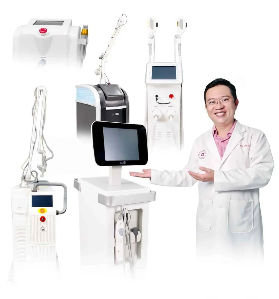 Những thiết bị hiện đại tại Doctor Laser 