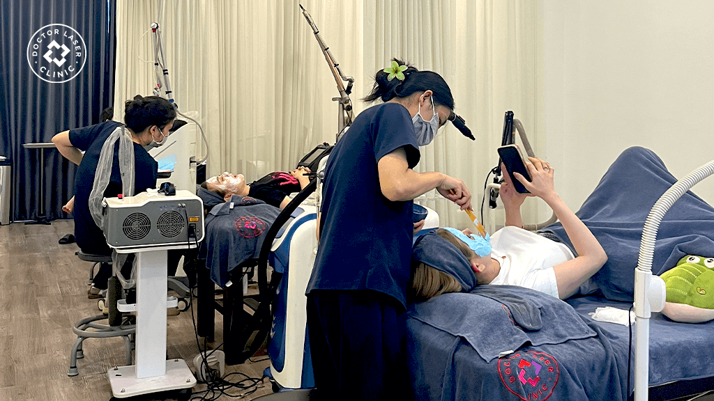 Điều trị giãn mao mạch tại Doctor Laser