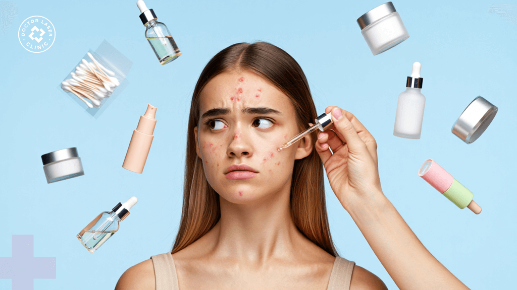 Mỹ phẩm không phù hợp lên da mặt dễ kích ứng gây giãn mao mạch