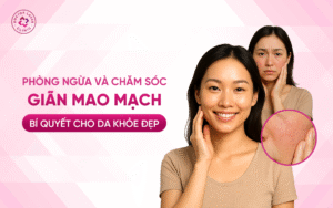 Phòng ngừa và chăm sóc giãn mao mạch để có làn da khỏe đẹp
