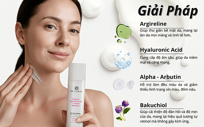 giải pháp kem dưỡng vùng cổ drclariv