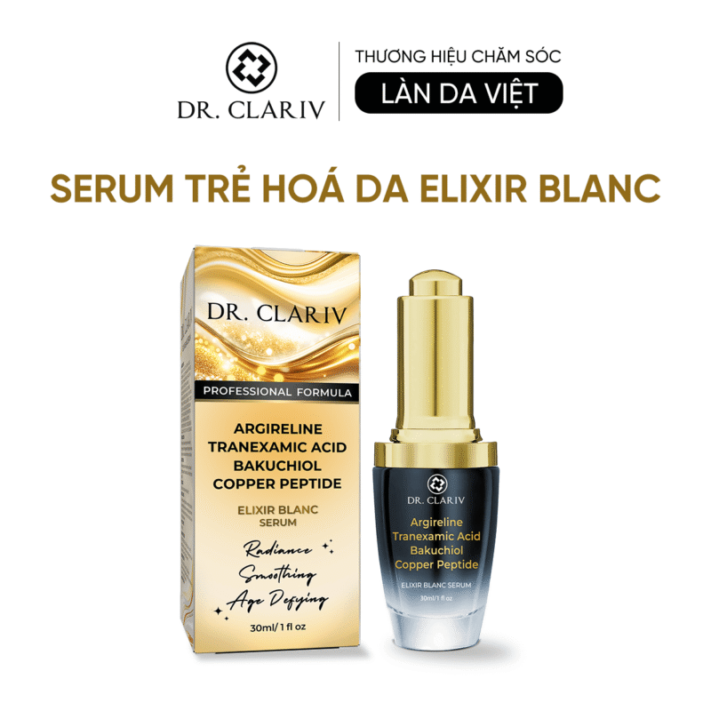 serum trẻ hoá da elixir blanc