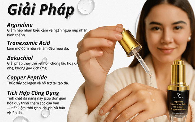 thành phần serum trẻ hoá da elixir blanc