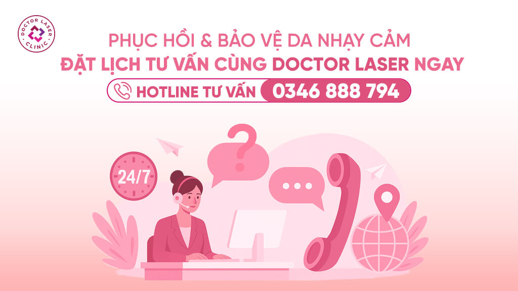 Bảo vệ da nhạy cảm cùng Doctor Laser