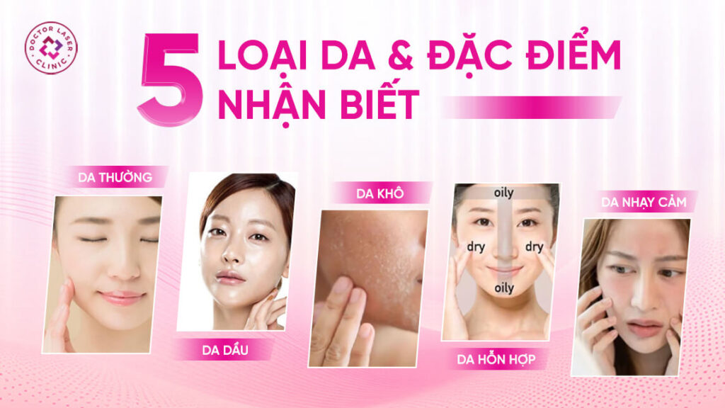 Dấu hiệu nhận biết từng loại da
