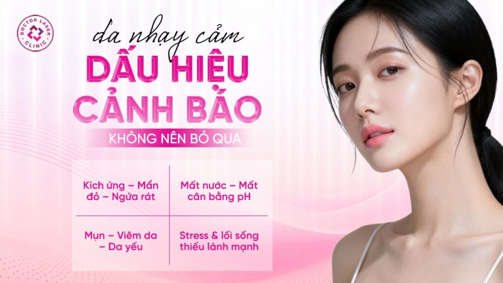 Những vấn đề thường gặp ở da nhạy cảm