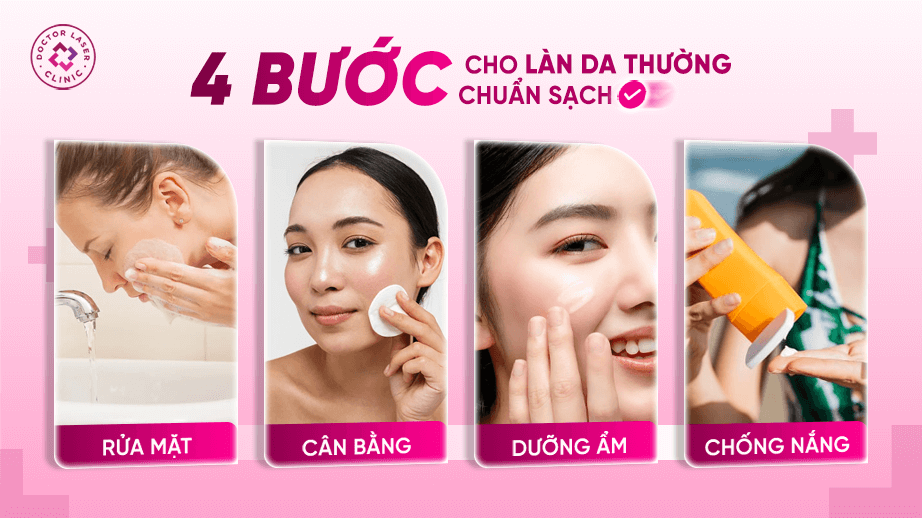 Routine chăm sóc cho da thường