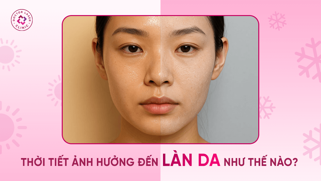 Thời tiết ảnh hưởng đến làn da