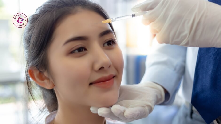 bác sĩ tiêm filler ha