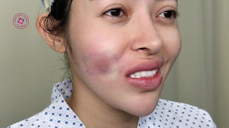 biến chứng nghiêm trọng sau tiêm filler má