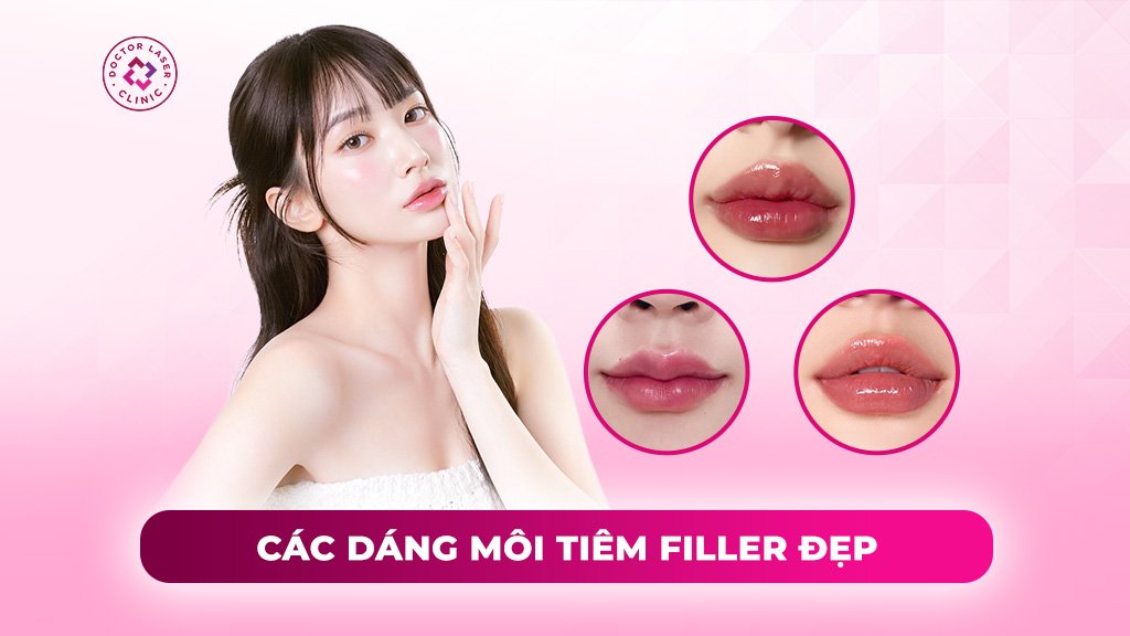 các dáng môi tiêm filler đẹp
