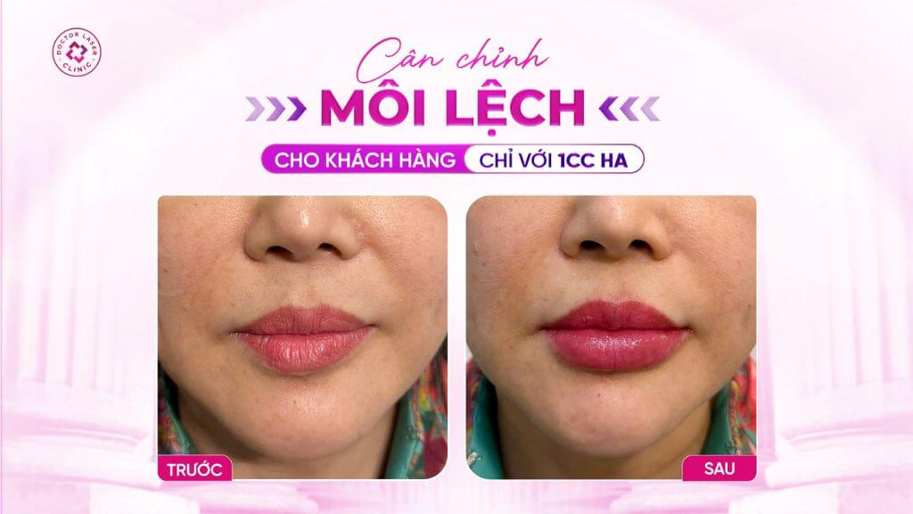 cân chỉnh môi lệch an toàn chuẩn y khoa