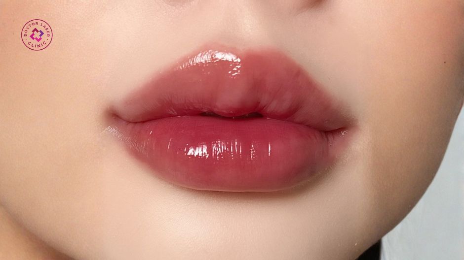 dáng môi đẹp sau tiêm filler môi