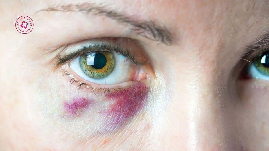 hoại tử filler vùng mắt dấu hiện nhận biết sớm