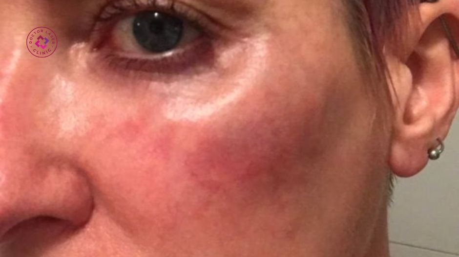 Phản ứng dị ứng sau tiêm filler gây sưng đỏ da mặt