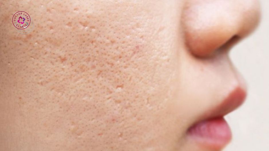 sẹo rỗ đáy nhọn