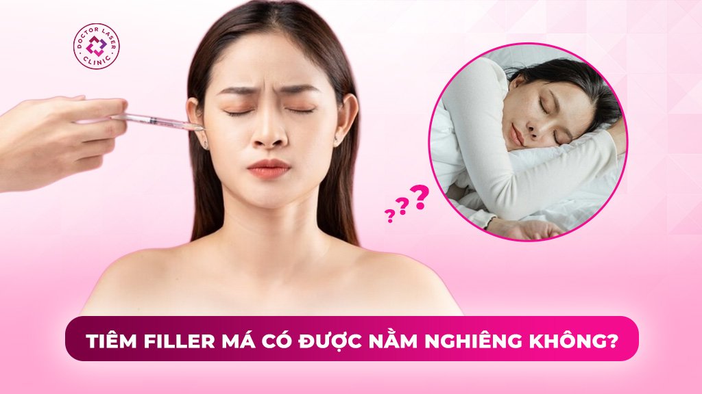 tiêm filler má có được nằm nghiêng không