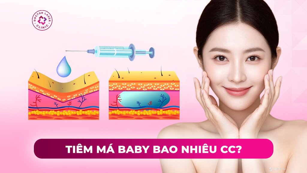 Tiêm má baby bao nhiêu cc là đẹp? Rủi ro quá liều và cách phòng