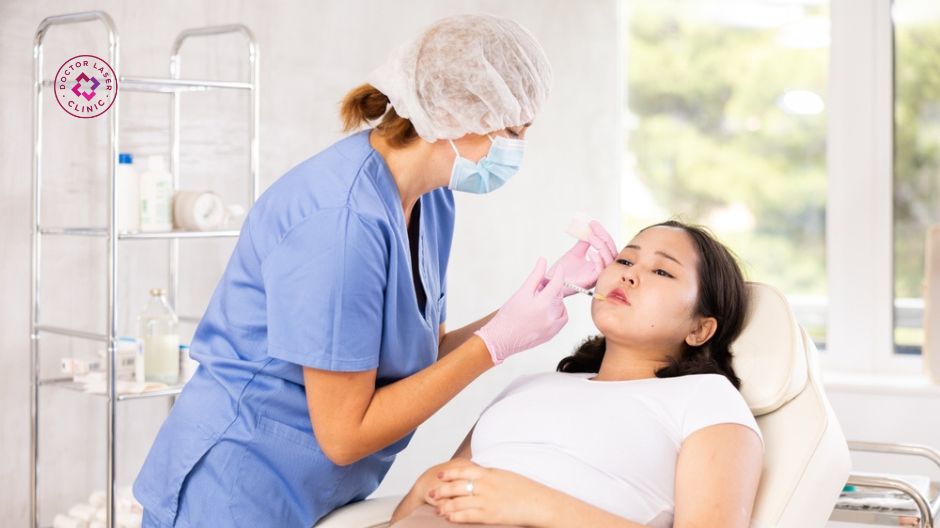 Vệ sinh vùng tiêm filler không đúng cách gây kích ứng da