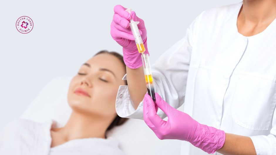 bác sĩ thực hiện tiêm prp da liễu thẩm mỹ