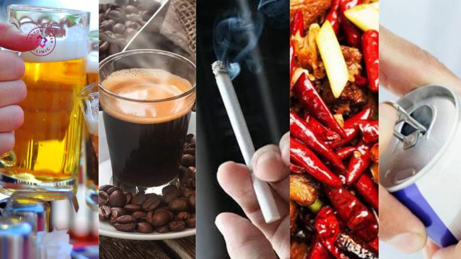 các chất kích thích cần tránh sau tiêm filler