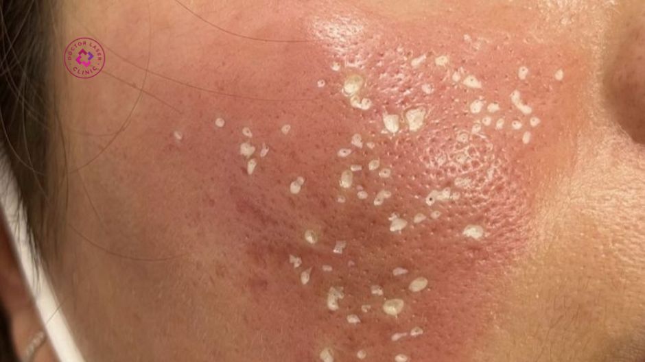 chấm tca trị sẹo rỗ đáy nhọn tác động khu trú