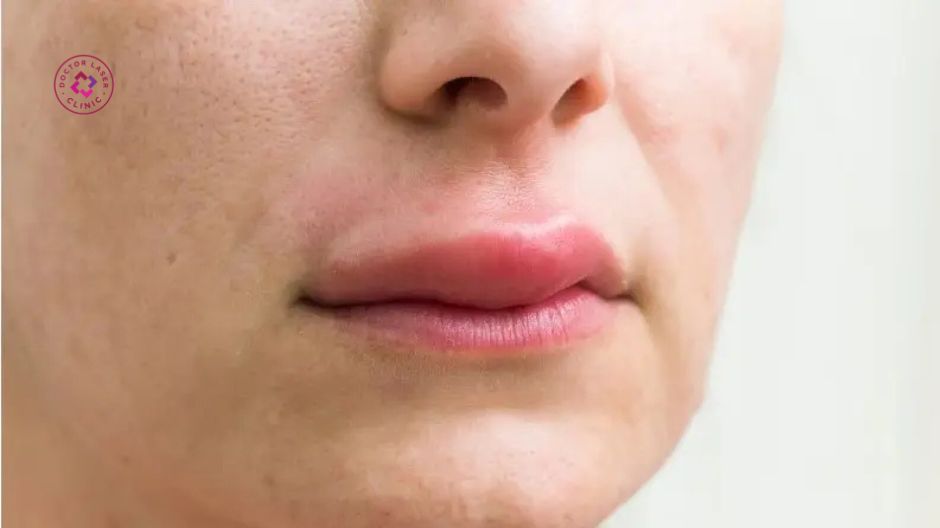 đau nhẹ và sưng sau tiêm filler