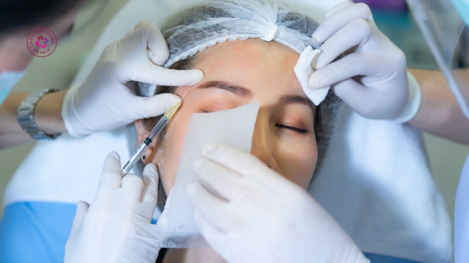 đối tượng phù hợp tiêm filler thái dương