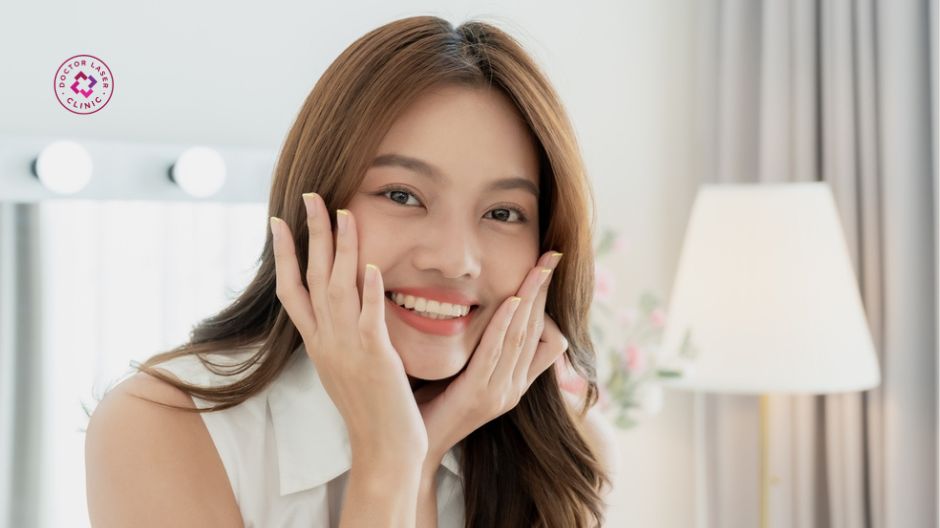 hạn chế sờ nắn sau tiêm filler rãnh cười