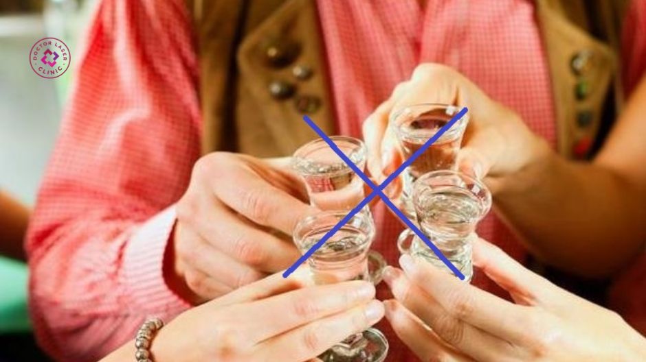 kiêng rượu bia sau tiêm botox gọn hàm