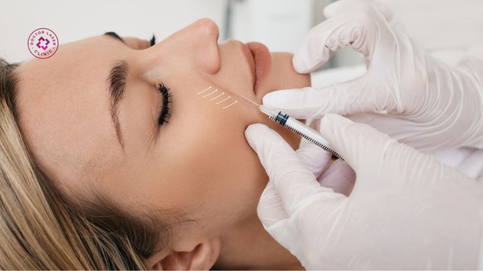 kỹ thuật tiêm filler rãnh cười không chuẩn