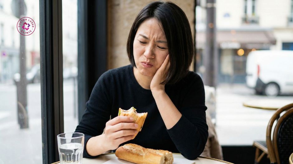 mỏi hàm khi nhai sau tiêm botox