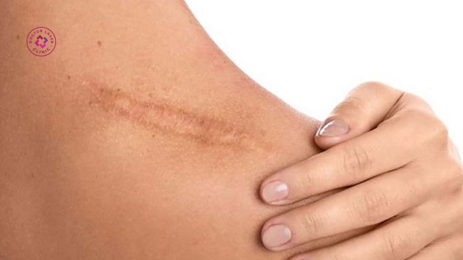 sẹo lõm do tai nạn không tự lành