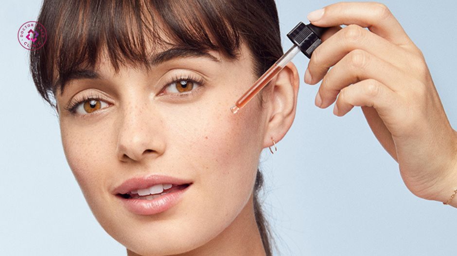 thoa serum phục hồi da sau điều trị sẹo rỗ