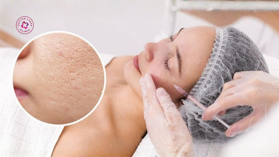 tiêm filler ha làm đầy sẹo rỗ