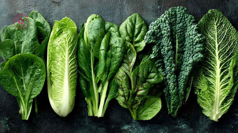 ăn rau xanh đậm sau tiêm botox