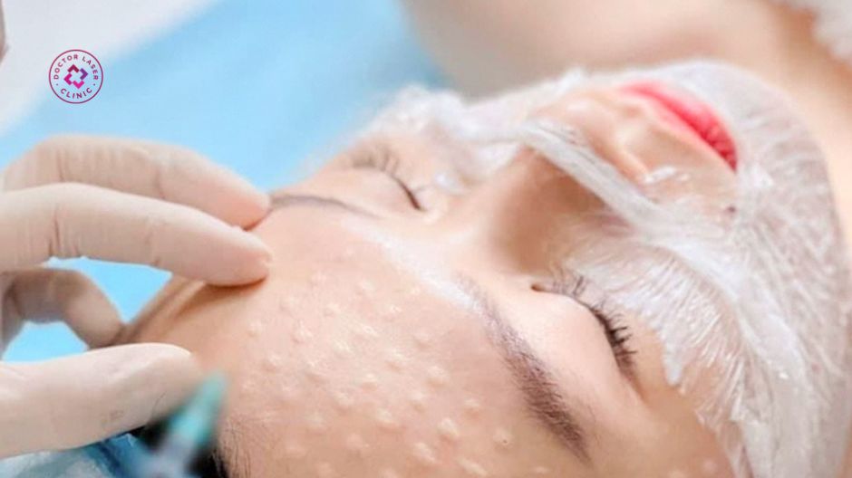 bác sĩ tiêm meso căng bóng da kỹ thuật vi điểm