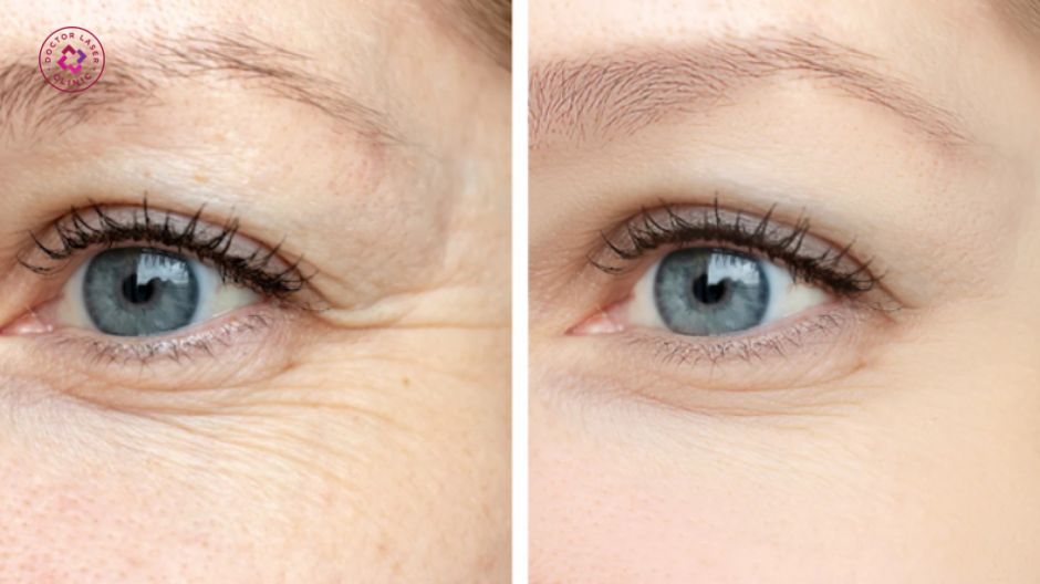 cải thiện nếp nhăn đuôi mắt bằng botox