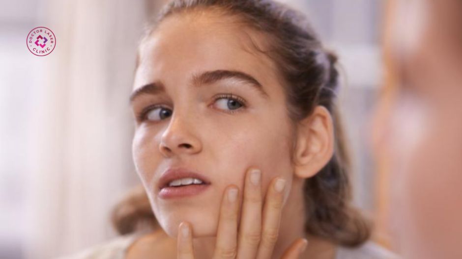 cảm giác cộm chỉ sau căng chỉ thái dương