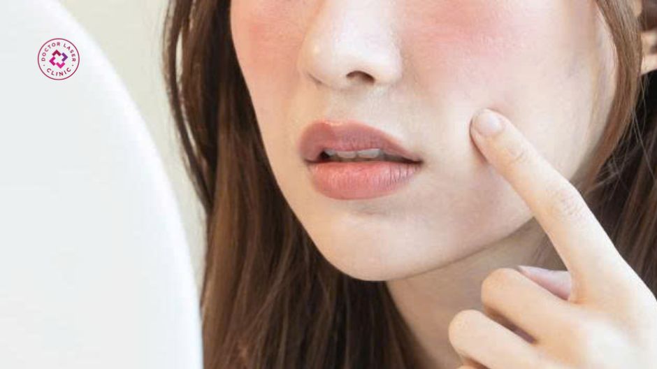 đỏ da nóng rát nhẹ sau tiêm mesotherapy