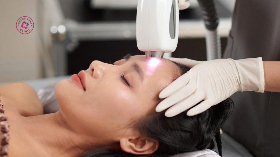 laser tái tạo da kết hợp retinol trị sẹo rỗ