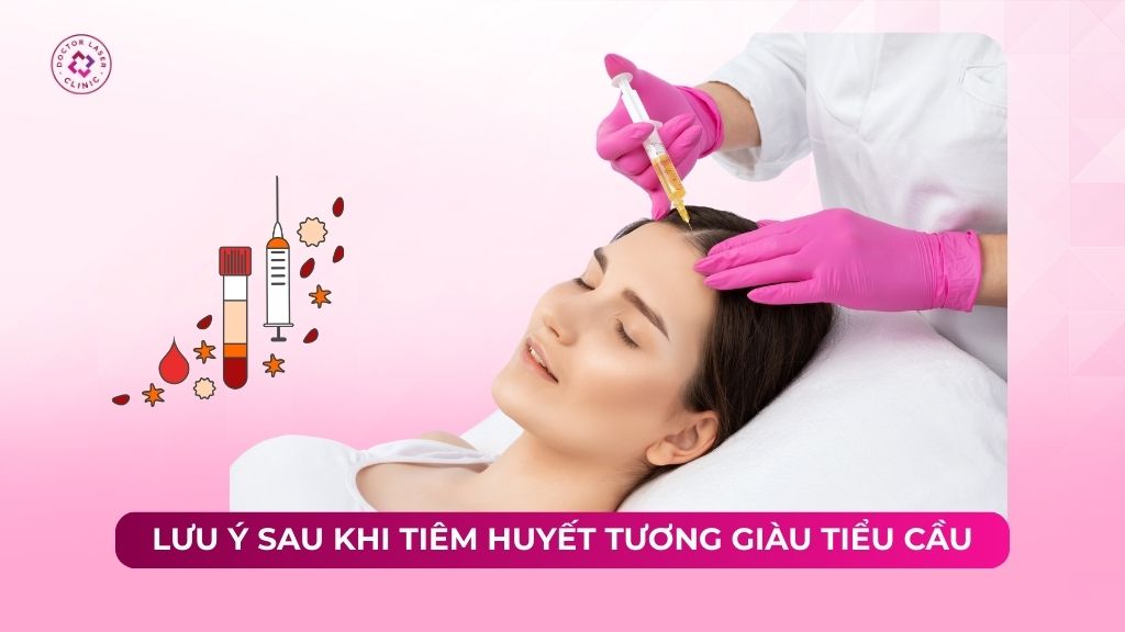 Những lưu ý sau khi tiêm huyết tương giàu tiểu cầu bạn nên biết