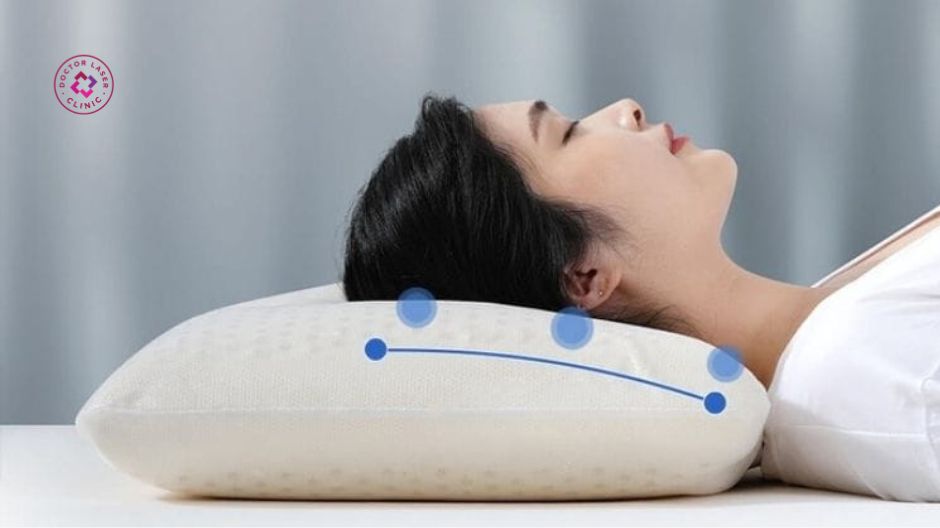 nằm ngửa khi ngủ sau tiêm botox