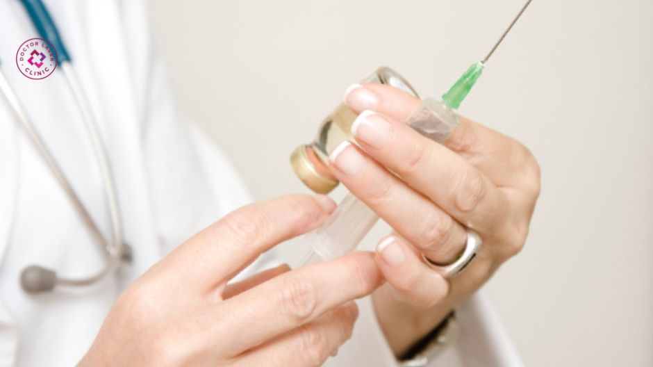 tiêm botox vùng mắt bằng kim siêu nhỏ