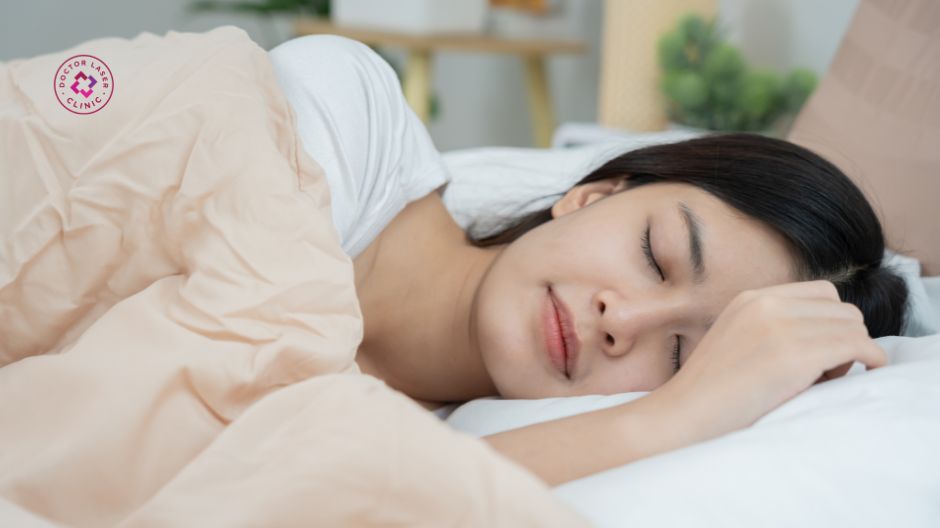 tư thế ngủ phù hợp sau tiêm meso