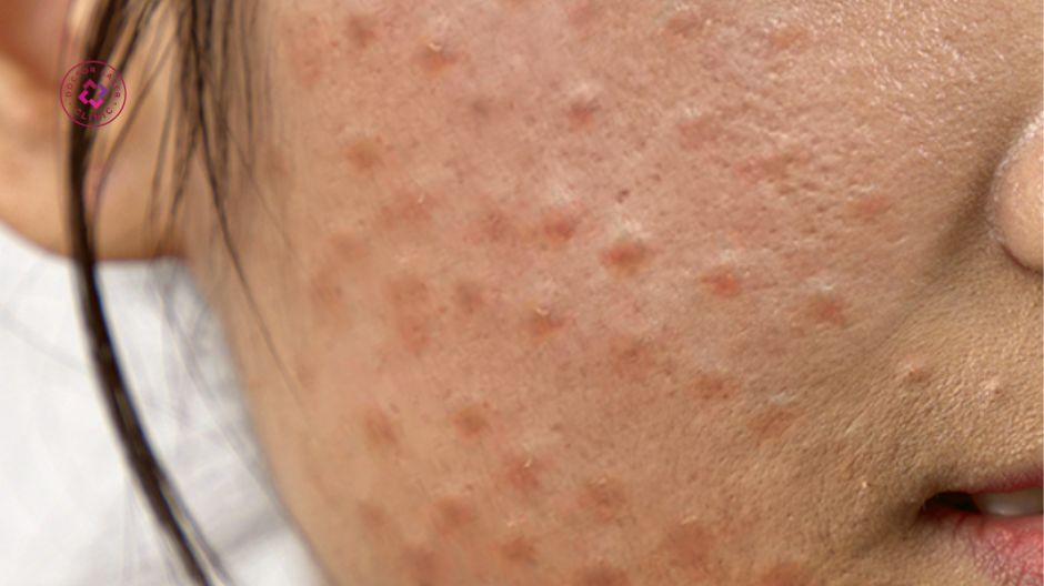 u hạt hình thành sau tiêm meso